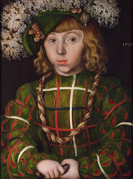 Lucas  Cranach Johann the Steadfast oil painting image